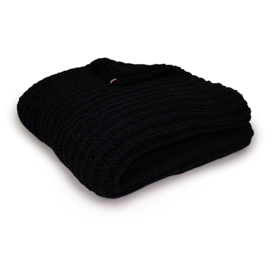 plaid noir maison bonnefoy