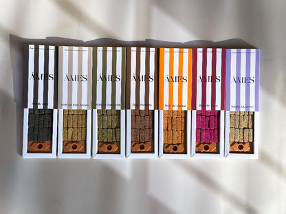 Briques d'encens naturel et brûleur âmes