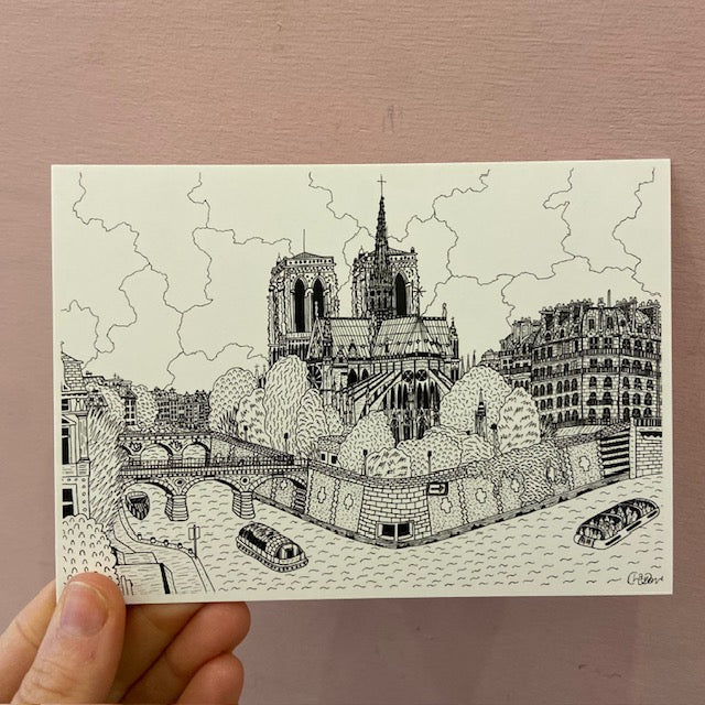 Carte postale paris - Île de la cité