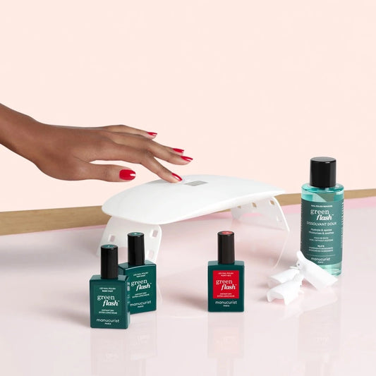 Kit Essentiels Green Flash pour pose de vernis semi permanent