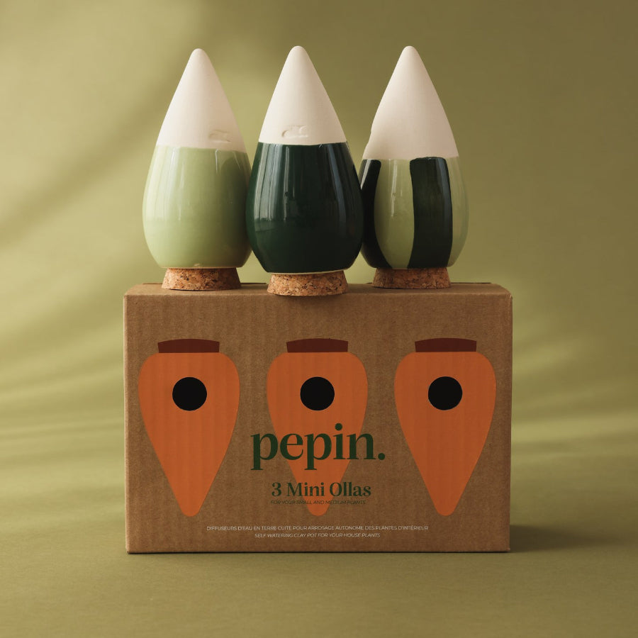 Trio Mini Ollas - Les Verts coffret