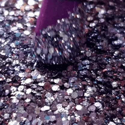 Paillettes violettes biodégradables
