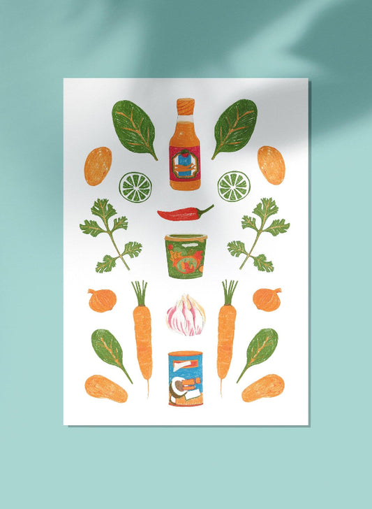affiche curry lucie leforestier