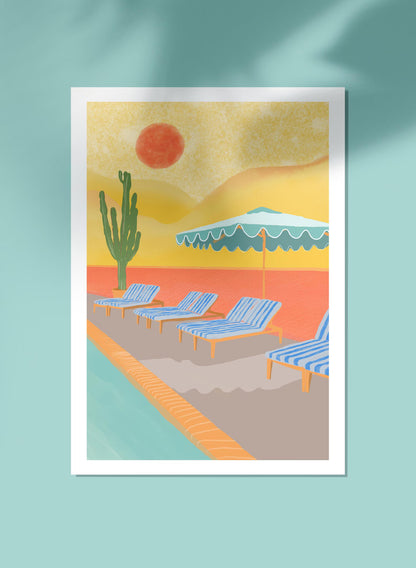 affiche estivale lucie leforestier