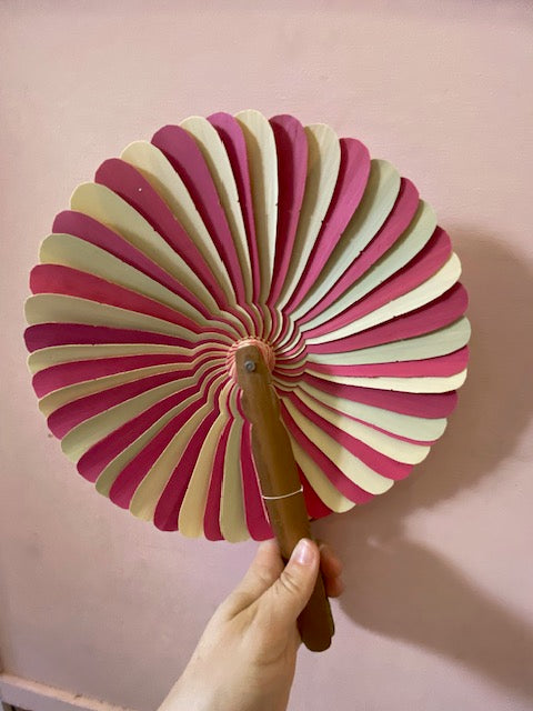 eventail rose