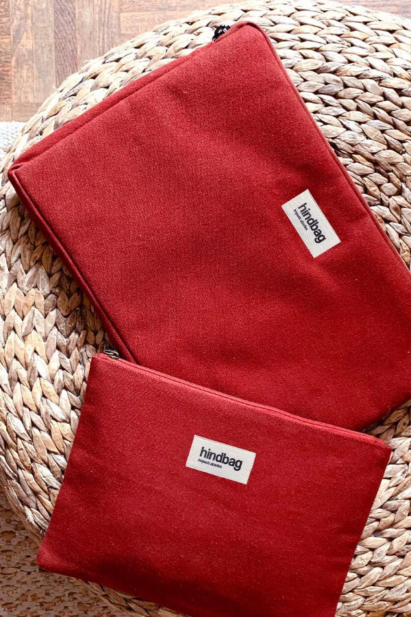 housse d'ordinateur rouge hindbag