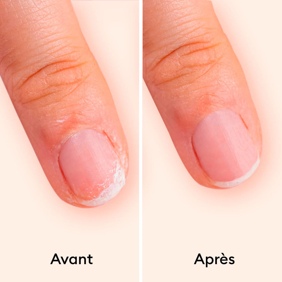 vernis soin kératine booster manucurist avant après