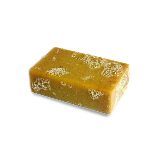 Texture savon Bio saponifié à froid Le Saint Bernard Clémence & Vivien