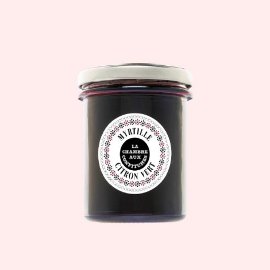 Confiture artisanale Myrtille citron vert La chambre aux confitures