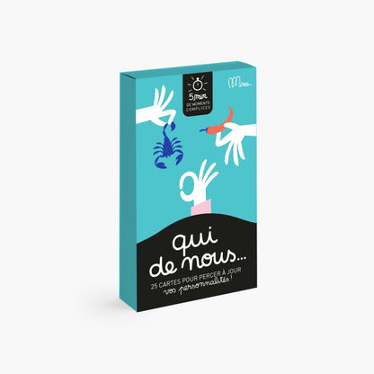 Jeux de cartes : Qui de nous 2, 5 minutes de moments complices