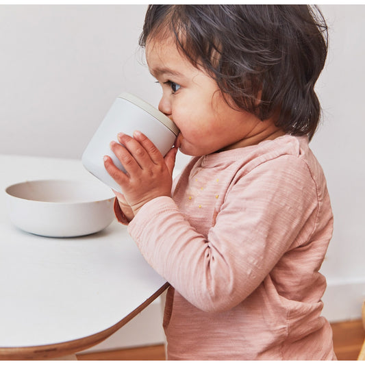 Tasse d'apprentissage en fibre de bambou FSC